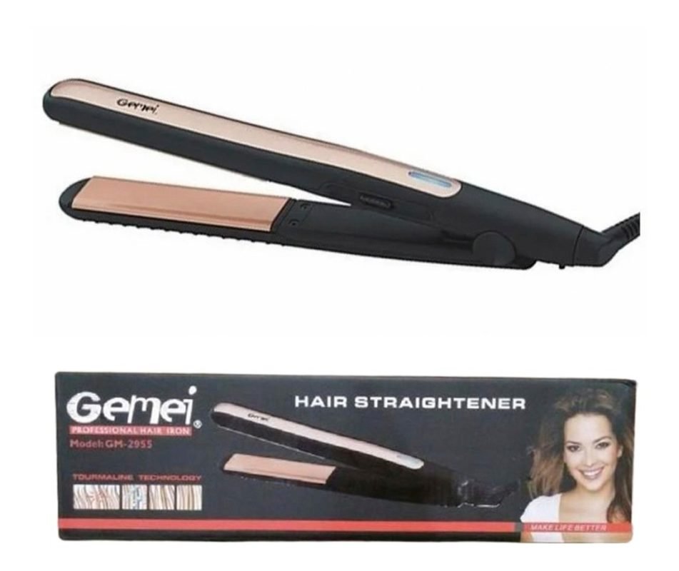 Plancha Para Pelo Alisadora De Cabello Geemy Gm-2955 - El Ofertazo