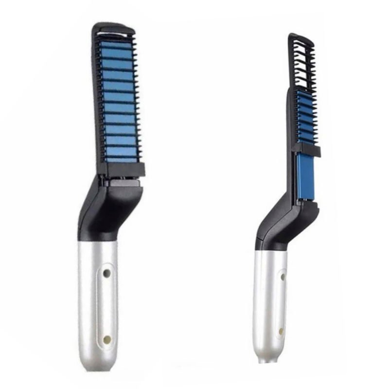 Plancha Cepillo Alisador De Barba Y Cabello Para Hombre - El Ofertazo
